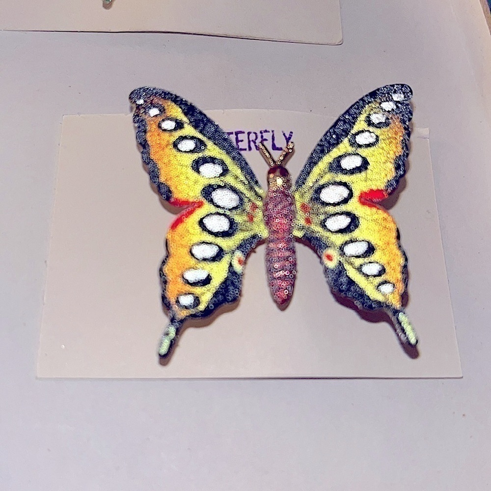 Vintage Butterfly Scatter Pin set of 4 Deadstock - Picture 5 of 5